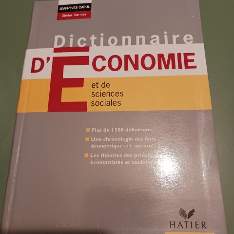 troc de  Dictionnaire economie, sur mytroc