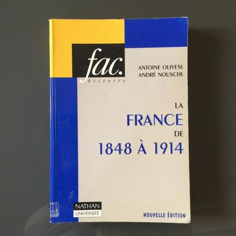 troc de  Histoire : livre La France de 1848 à 1914, sur mytroc