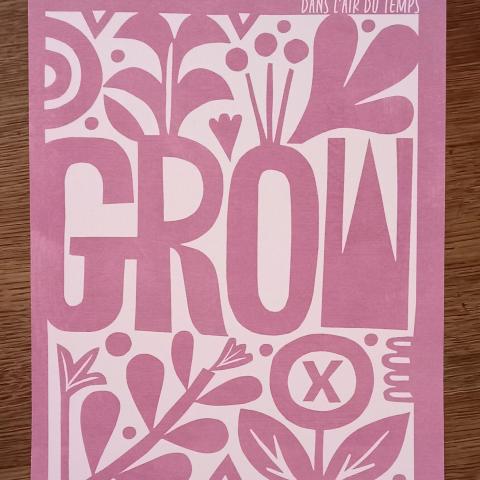 troc de  Affiche "Grow"., sur mytroc