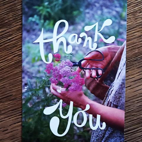 troc de  Carte "Thank you"., sur mytroc