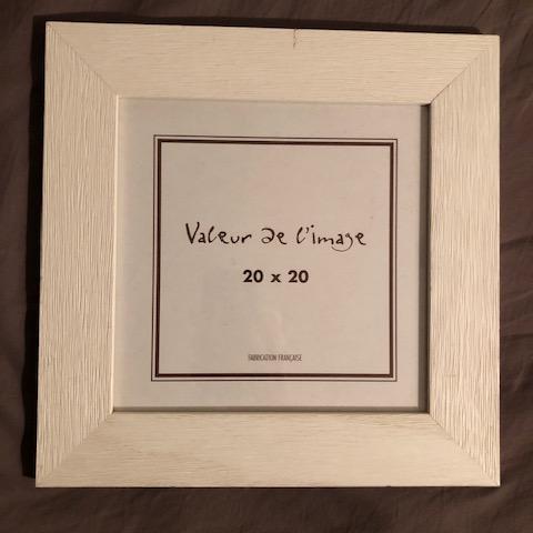 troc de  Cadre photo blanc visuel 20x20cm, sur mytroc