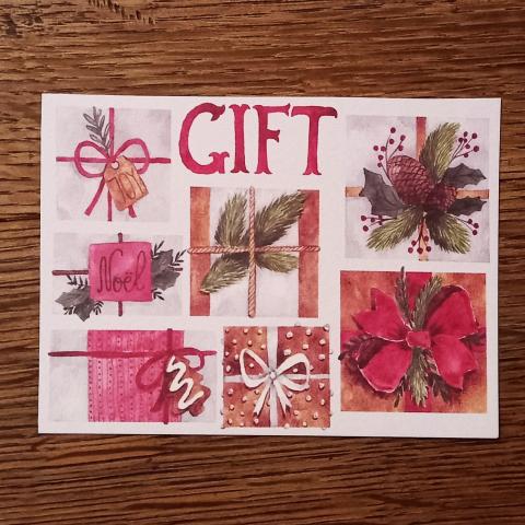 troc de  Petite carte "Gift Noël"., sur mytroc