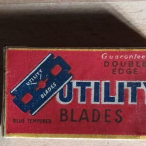 troc de  Boite 5 Lames Rasoir à main vintage, sur mytroc