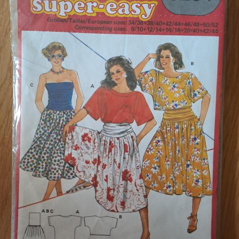 troc de  Patron Burda jupe, bustier et tunique, sur mytroc