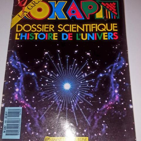 troc de  J'échange OKAPI magazine : "l'Histoire de l'univers", sur mytroc