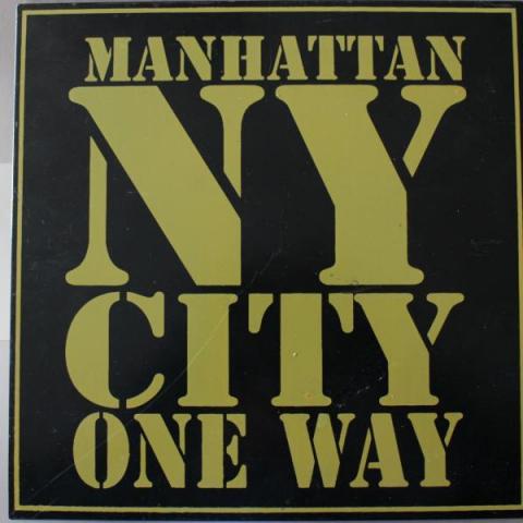 troc de  Plaque décorative New York City ONE WAY, sur mytroc