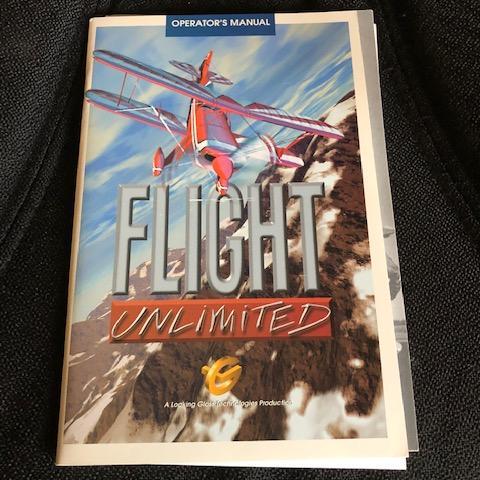 troc de  Guide manuel jeu simulateur de vol Flight Unlimited (en anglais), sur mytroc