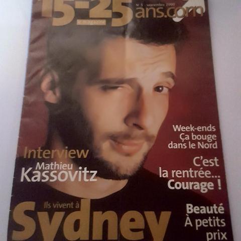 troc de  J'échange magazine 15-25 ans : interview "Mathieu Kassovitz", sur mytroc