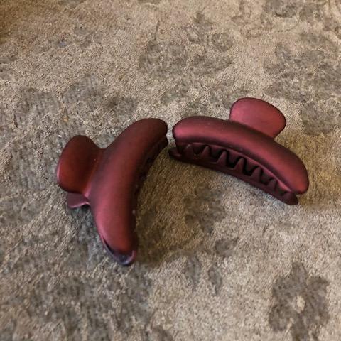troc de  2 petites pinces à cheveux Chic et Plus 6,5 cm longueur, sur mytroc