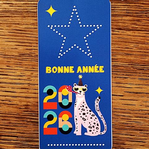 troc de  Petite carte "Bonne année 2026"., sur mytroc