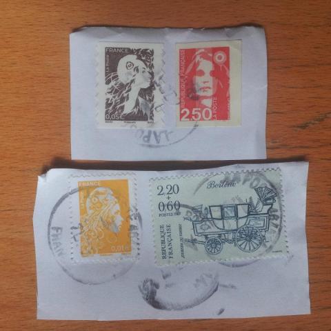 troc de  Lot 4 timbres France, sur mytroc