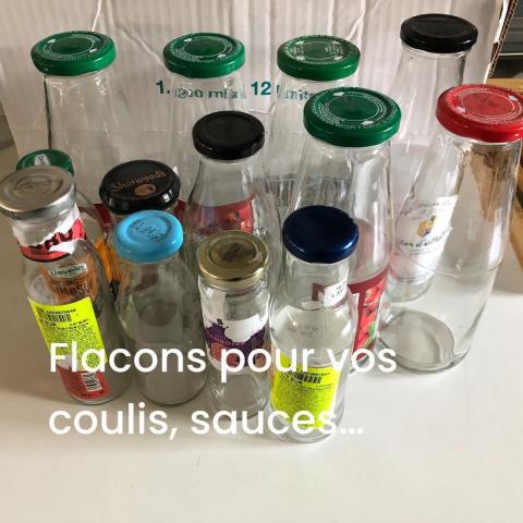 troc de  Lot de bouteilles et flacons en verre, sur mytroc