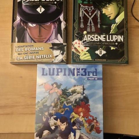 troc de  Coffret DVD collector Lupin The 3rd Part 4 + 2 mangas Lupin (neufs), sur mytroc