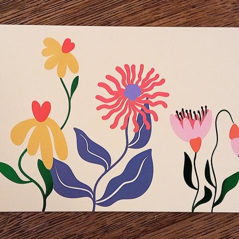 troc de  Carte postale florale., sur mytroc