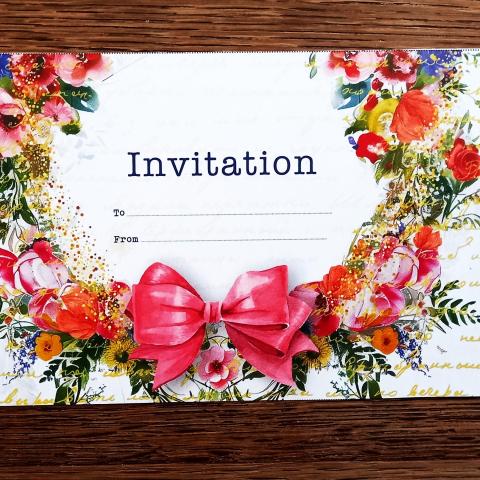 troc de  Carte postale d'invitation., sur mytroc