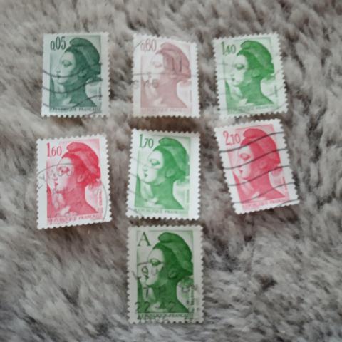 troc de  Réservé Lot timbres liberté de Gandon 2, sur mytroc
