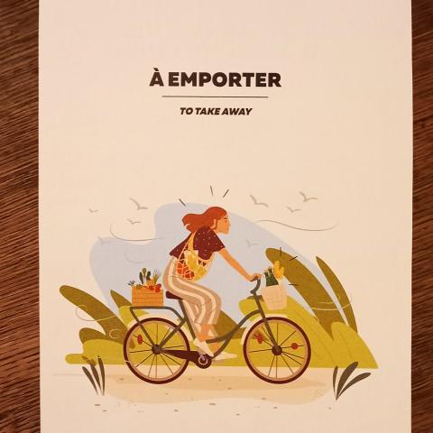 troc de  Affichette "A emporter"., sur mytroc