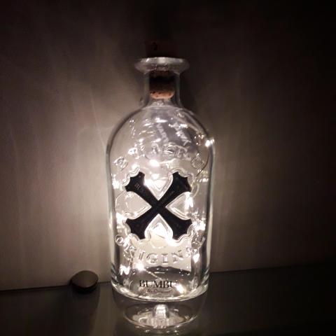 troc de  Veilleuse artisanale — bouteille de rhum Bumbu, sur mytroc
