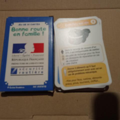 troc de  jeu 32 cartes complet sécurité routière état neuf, sur mytroc