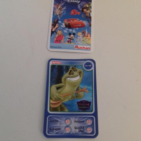 troc de  J'échange carte "Princesse et Grenouille"  Disney-Auchan, sur mytroc