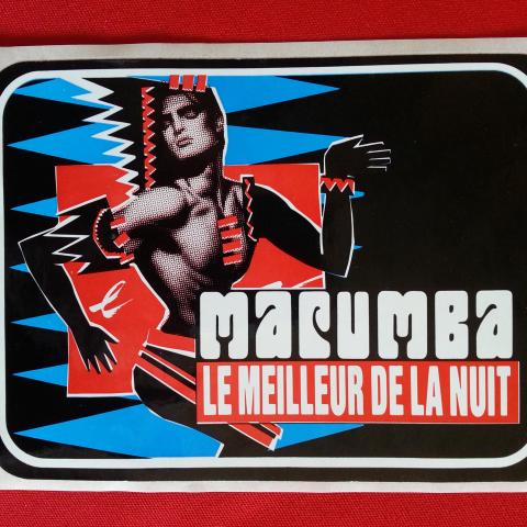 troc de  Sticker autocollant " MACUMBA ", sur mytroc