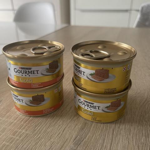 troc de  4 boîtes Gourmet Gold, sur mytroc