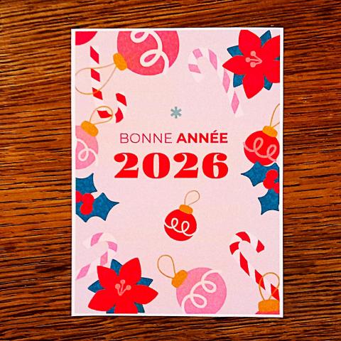 troc de  Carte "Bonne année 2026"., sur mytroc