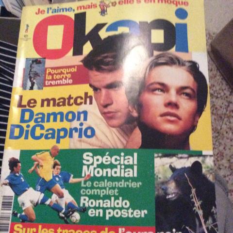 troc de  Revue OKAPI juin 98special mondial avec poster RONALDO, sur mytroc