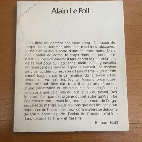 troc de  Alain Le Foll de Bernard Noël, sur mytroc