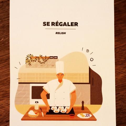 troc de  Affichette "Se régaler"., sur mytroc