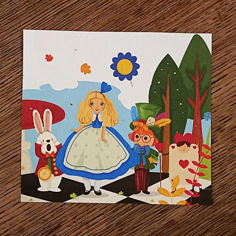 troc de  Affichette "Alice au pays des merveilles"., sur mytroc