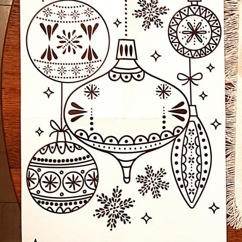 troc de  Poster de Noël à colorier., sur mytroc