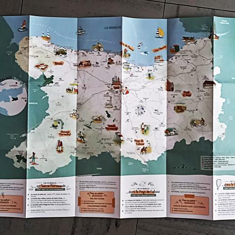 troc de  Carte "Destination Calvados"., sur mytroc