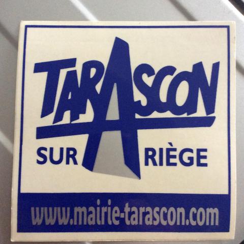 troc de  Autocollant de la ville de Tarascon sur Ariège 12,5x 12,5, sur mytroc