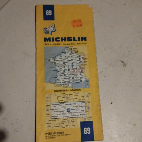 troc de  Carte Michelin 69, sur mytroc