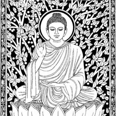troc de  Coloriages sur le thème du bouddhisme/Bouddha., sur mytroc