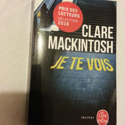 troc de  Je te vois de Clare MACKINTOSH - thriller, sur mytroc