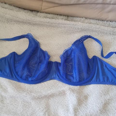 troc de  reserve   Soutien gorge bleu  taille100  E marque darjeeling comme neuf, sur mytroc