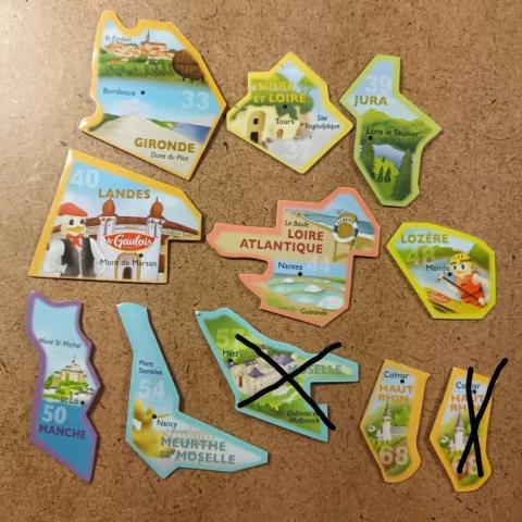 troc de  Magnets Le Gaulois Département au choix, sur mytroc