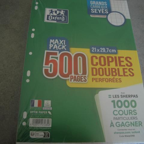 troc de  Copies doubles perforées, sur mytroc