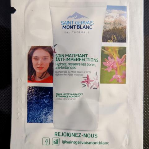 troc de  Réservé Saint Gervais Mont Blanc Soin Matifiant anti imperfections, sur mytroc