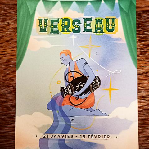 troc de  Affiche astro. "Verseau"., sur mytroc