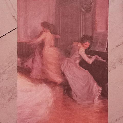 troc de  Image "Entre amies, leçon de piano"., sur mytroc