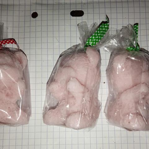 troc de  lot de 3 oursons savon au lait de chèvre artisanale, sur mytroc