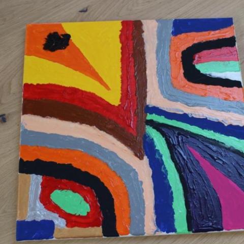 troc de  Belle peinture abstraite, sur mytroc