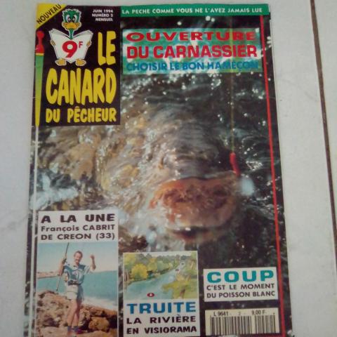 troc de  Magazine le canard du pêcheur, sur mytroc