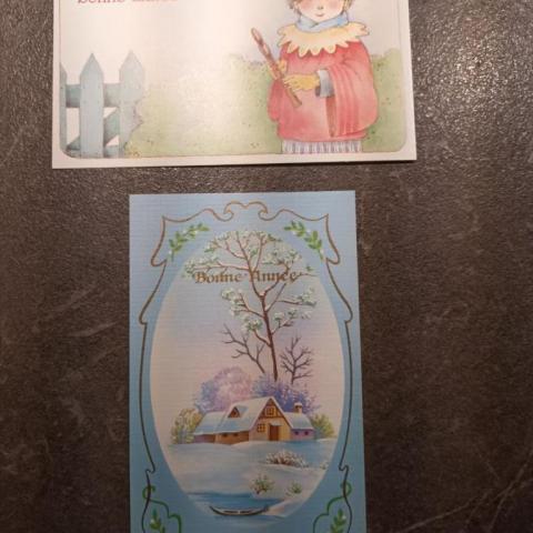 troc de  2 cartes "Voeux" + env., sur mytroc