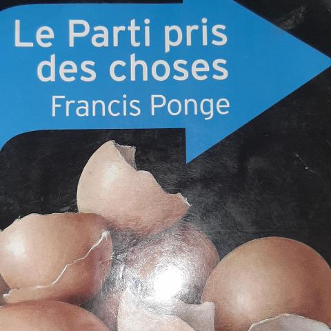 troc de  Livre le parti pris des choses, sur mytroc