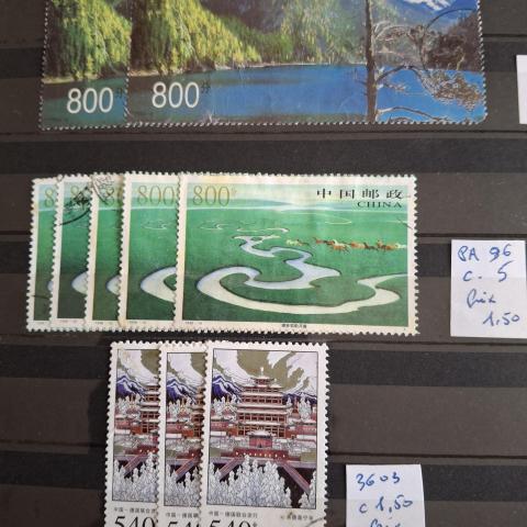 troc de  Echange timbres chinois Chine contre flyers uniquement, sur mytroc