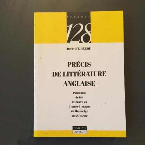 troc de  Livre « Précis de littérature anglaise », sur mytroc